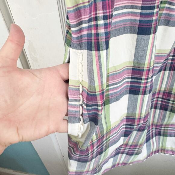 Juicy Couture Y2K McBling Colorful Jumper Mini Dress Plaid Pastel 4 Oughts Rave - Picture 9 of 15